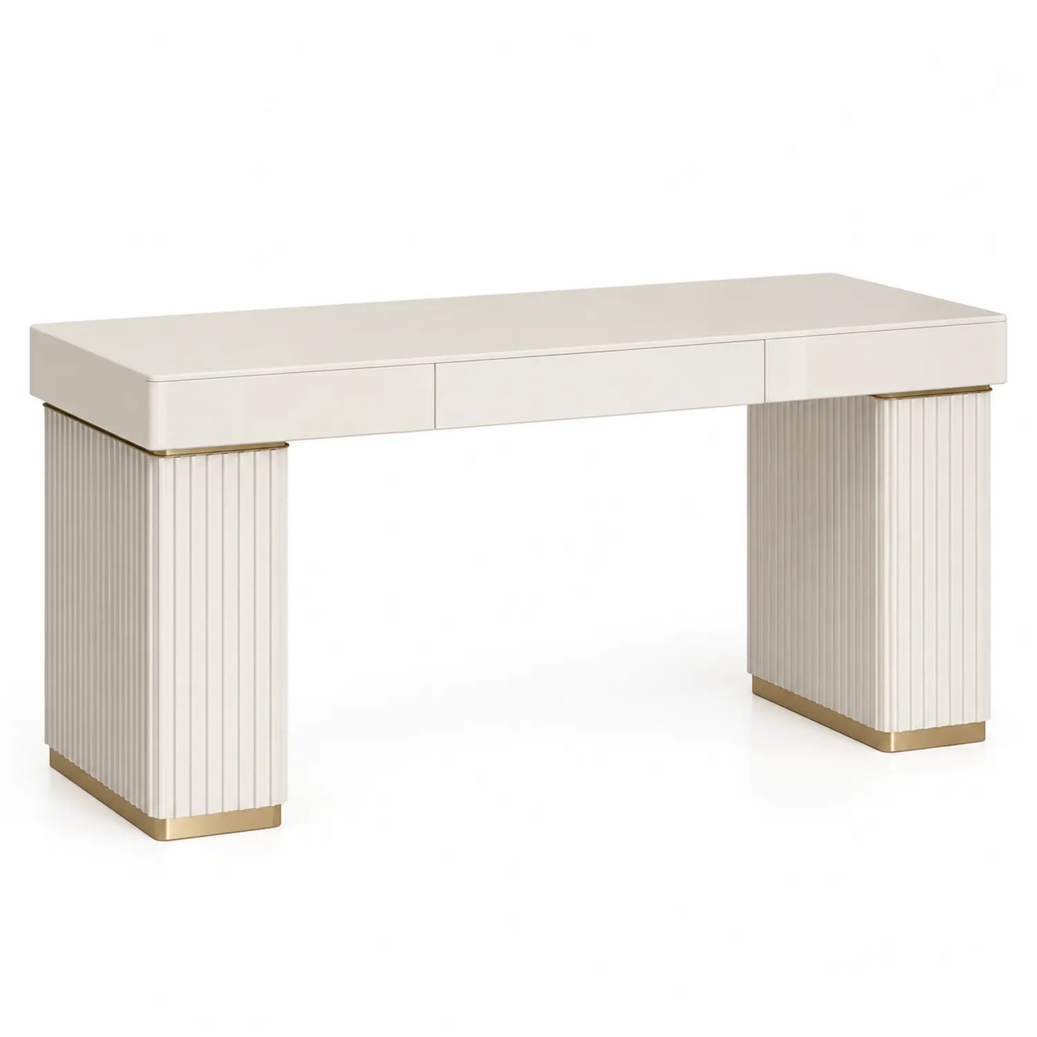 Bureau rectangulaire en bois avec tiroir 120 cm