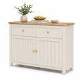 Buffet en Bois avec Portes et Tiroirs