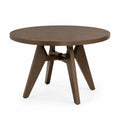 Table à manger ronde en bois Marron Ø120 cm