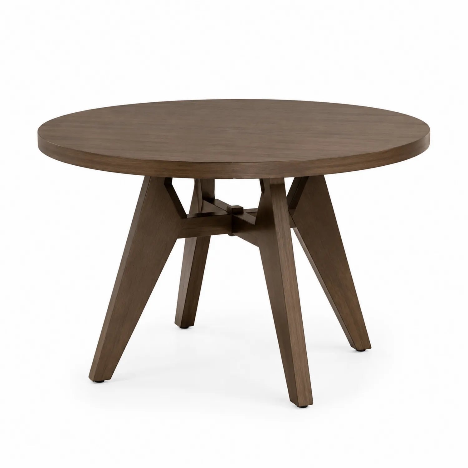 Table à manger ronde en bois Marron Ø120 cm